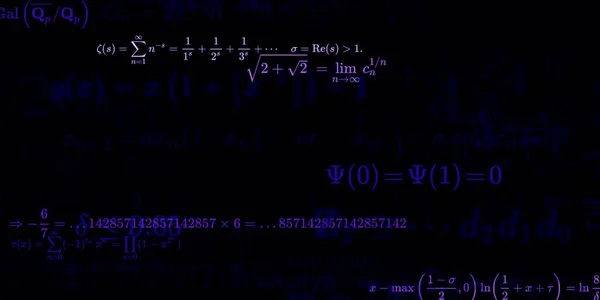 Formüllü Matematik Arkaplanı Kusursuz Illüstrasyon — Stok fotoğraf