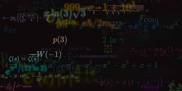 Historia Matemática Con Fórmulas Ilustración Perfecta —  Fotos de Stock