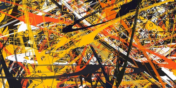 Soyut arka plan sanatı. 2D çizim. Etkileyici yağlı boya resim. Tuvalde fırça darbeleri. Modern sanat. Çok renkli arkaplan. Çağdaş sanat. İfade. Sanatsal dijital palet.