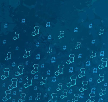 Kopya alanı için soyut noel arkaplanı, yeni yıl