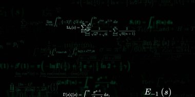 Formüllü matematik arkaplanı, kusursuz illüstrasyon   