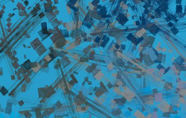 Soyut arka plan sanatı. 2D çizim. Etkileyici yağlı boya resim. Tuvalde fırça darbeleri. Modern sanat. Çok renkli arkaplan. Çağdaş sanat. İfade. Sanatsal dijital palet.