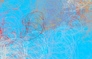 Soyut arka plan sanatı. 2D çizim. Etkileyici yağlı boya resim. Tuvalde fırça darbeleri. Modern sanat. Çok renkli arkaplan. Çağdaş sanat. İfade. Sanatsal dijital palet.