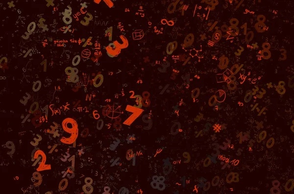 Math Ilustración Abstract Background Numbers Copy Space —  Fotos de Stock