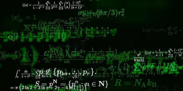 Mathematischer Hintergrund Mit Formeln Nahtlose Illustration — Stockfoto