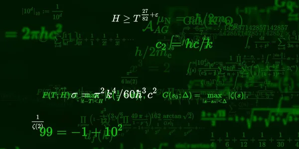 Mathématiques Fond Avec Des Formules Illustration Transparente Modèle Abstrait Avec — Photo