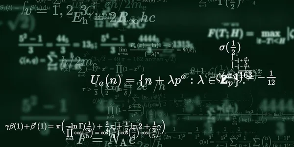 Sfondo Matematico Con Formule Illustrazione Senza Soluzione Continuità Modello Astratto — Foto Stock