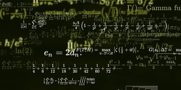 Historia Matemática Con Fórmulas Ilustración Perfecta —  Fotos de Stock