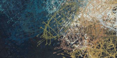 Soyut arka plan sanatı. 2D çizim. Etkileyici yağlı boya resim. Tuvalde fırça darbeleri. Modern sanat. Çok renkli arkaplan. Çağdaş sanat. İfade. Sanatsal dijital palet.