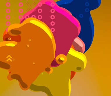 Soyut arka plan sanatı. 3 boyutlu illüstrasyon. Tuvalde fırça darbeleri. Çok renkli arkaplan. Çağdaş sanat. Sanatsal dijital palet.