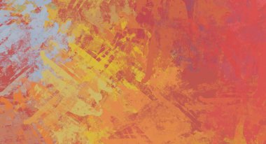 Soyut arka plan sanatı. 2D çizim. Etkileyici yağlı boya resim. Tuvalde fırça darbeleri. Modern sanat. Çok renkli arkaplan. Çağdaş sanat. İfade. Sanatsal dijital palet.