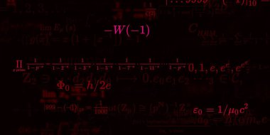 Formüllü matematik arkaplanı, kusursuz illüstrasyon   