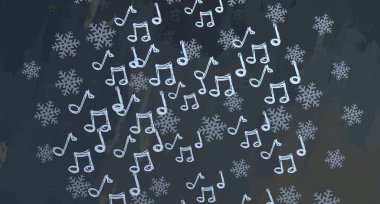 Kopya alanı için soyut noel arkaplanı, yeni yıl