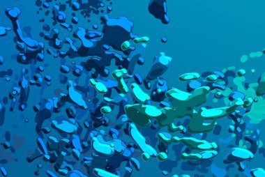 Soyut arka plan sanatı. 3 boyutlu illüstrasyon. Tuvalde fırça darbeleri. Çok renkli arkaplan. Çağdaş sanat. Sanatsal dijital palet.