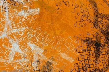 Soyut arka plan sanatı. 2D çizim. Etkileyici yağlı boya resim. Tuvalde fırça darbeleri. Modern sanat. Çok renkli arkaplan. Çağdaş sanat. İfade. Sanatsal dijital palet.