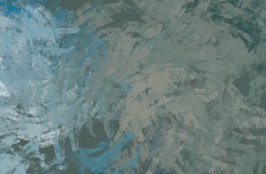 Soyut arka plan sanatı. 2D çizim. Etkileyici yağlı boya resim. Tuvalde fırça darbeleri. Modern sanat. Çok renkli arkaplan. Çağdaş sanat. İfade. Sanatsal dijital palet.