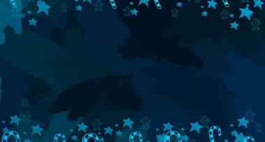 Kopya alanı için soyut noel arkaplanı, yeni yıl