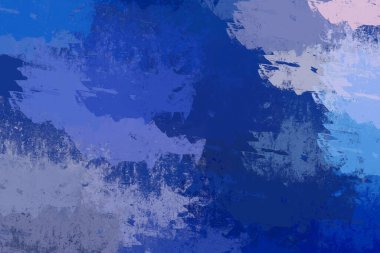 Soyut arka plan sanatı. 2D çizim. Etkileyici yağlı boya resim. Tuvalde fırça darbeleri. Modern sanat. Çok renkli arkaplan. Çağdaş sanat. İfade. Sanatsal dijital palet.