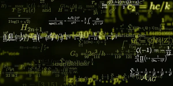 Historia Matemática Con Fórmulas Ilustración Perfecta Modelo Abstracto Con Símbolos —  Fotos de Stock