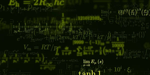 Mathematischer Hintergrund Mit Formeln Nahtlose Illustration — Stockfoto