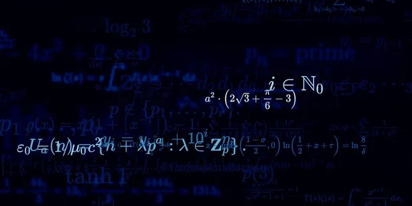 Formação Matemática Com Fórmulas Ilustração Perfeita — Fotografia de Stock