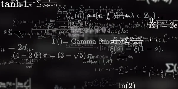 Historia Matemática Con Fórmulas Ilustración Perfecta Modelo Abstracto Con Símbolos —  Fotos de Stock