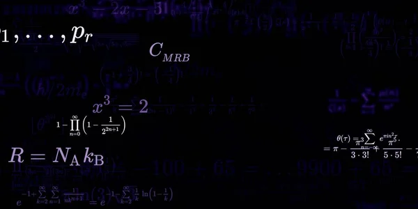 Matematikai Háttér Képletek Zökkenőmentes Illusztráció — Stock Fotó