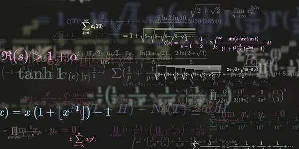 Formüllü Matematik Arkaplanı Kusursuz Illüstrasyon — Stok fotoğraf