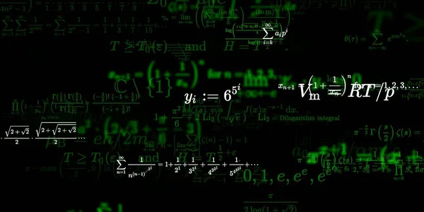 Formüllü Matematik Arkaplanı Kusursuz Illüstrasyon — Stok fotoğraf