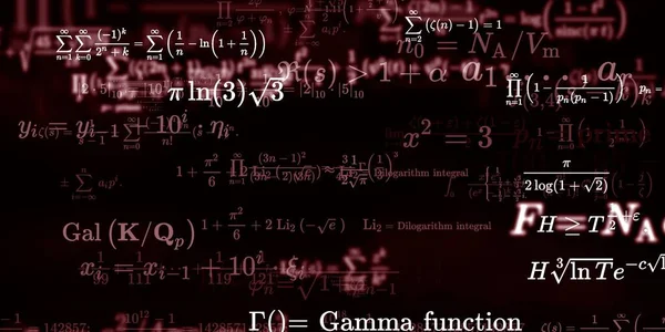 Historia Matemática Con Fórmulas Ilustración Perfecta —  Fotos de Stock