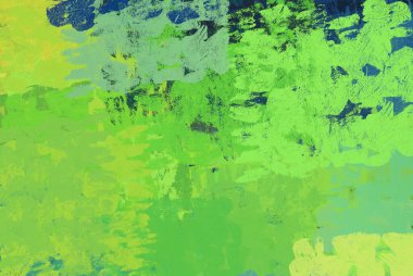 Soyut arka plan sanatı. 2D çizim. Etkileyici yağlı boya resim. Tuvalde fırça darbeleri. Modern sanat. Çok renkli arkaplan. Çağdaş sanat. İfade. Sanatsal dijital palet.