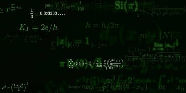 Formüllü matematik arkaplanı, kusursuz illüstrasyon   