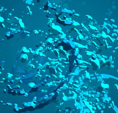 Soyut arka plan sanatı. 3 boyutlu illüstrasyon. Tuvalde fırça darbeleri. Çok renkli arkaplan. Çağdaş sanat. Sanatsal dijital palet.