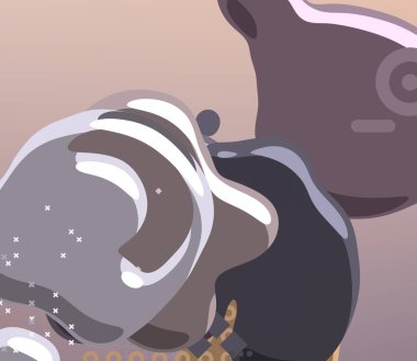 Soyut arka plan sanatı. 3 boyutlu illüstrasyon. Tuvalde fırça darbeleri. Çok renkli arkaplan. Çağdaş sanat. Sanatsal dijital palet.