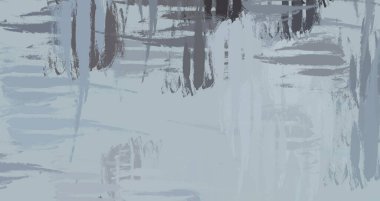 Soyut arka plan sanatı. 2D çizim. Etkileyici yağlı boya resim. Tuvalde fırça darbeleri. Modern sanat. Çok renkli arkaplan. Çağdaş sanat. İfade. Sanatsal dijital palet.