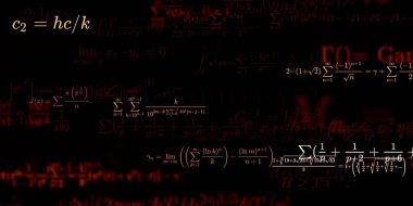 Formüllü matematik arkaplanı, kusursuz illüstrasyon   
