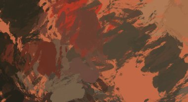 Soyut arka plan sanatı. 2D çizim. Etkileyici yağlı boya resim. Tuvalde fırça darbeleri. Modern sanat. Çok renkli arkaplan. Çağdaş sanat. İfade. Sanatsal dijital palet.