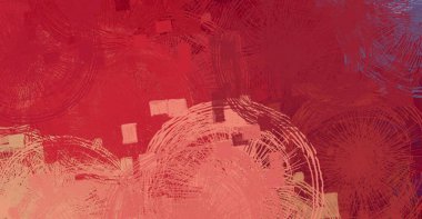 Soyut arka plan sanatı. 2D çizim. Etkileyici yağlı boya resim. Tuvalde fırça darbeleri. Modern sanat. Çok renkli arkaplan. Çağdaş sanat. İfade. Sanatsal dijital palet.