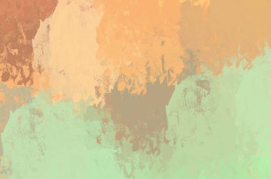 Soyut arka plan sanatı. 2D çizim. Etkileyici yağlı boya resim. Tuvalde fırça darbeleri. Modern sanat. Çok renkli arkaplan. Çağdaş sanat. İfade. Sanatsal dijital palet.