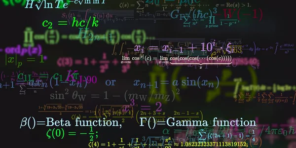 Historia Matemática Con Fórmulas Ilustración Perfecta —  Fotos de Stock