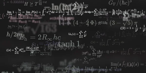 Sfondo Matematico Con Formule Illustrazione Senza Soluzione Continuità — Foto Stock