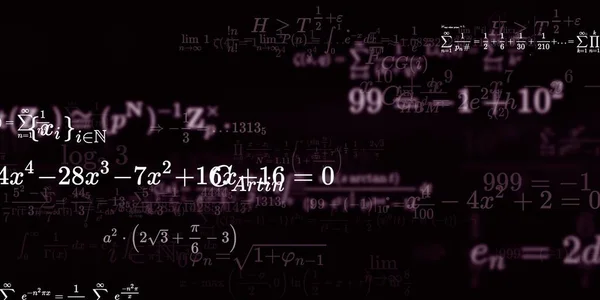 Математичне Тло Формулами Безшовна Ілюстрація — стокове фото