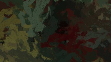 Soyut arka plan sanatı. 2D çizim. Etkileyici yağlı boya resim. Tuvalde fırça darbeleri. Modern sanat. Çok renkli arkaplan. Çağdaş sanat. İfade. Sanatsal dijital palet.