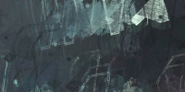 Soyut arka plan sanatı. 2D çizim. Etkileyici yağlı boya resim. Tuvalde fırça darbeleri. Modern sanat. Çok renkli arkaplan. Çağdaş sanat. İfade. Sanatsal dijital palet.