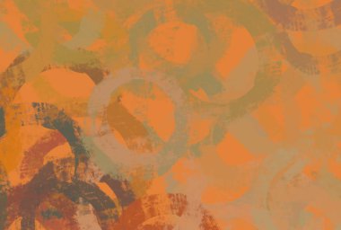 Soyut arka plan sanatı. 2D çizim. Etkileyici yağlı boya resim. Tuvalde fırça darbeleri. Modern sanat. Çok renkli arkaplan. Çağdaş sanat. İfade. Sanatsal dijital palet.