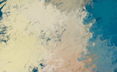 Soyut arka plan sanatı. 2D çizim. Etkileyici yağlı boya resim. Tuvalde fırça darbeleri. Modern sanat. Çok renkli arkaplan. Çağdaş sanat. İfade. Sanatsal dijital palet.