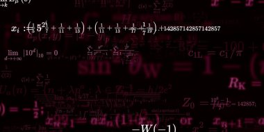 Formüllü matematik arkaplanı, kusursuz illüstrasyon   