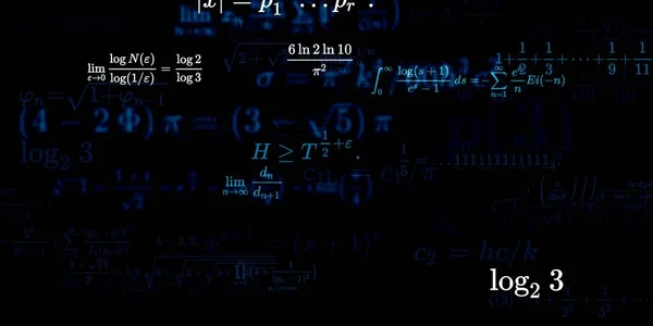 Μαθηματικά Φόντο Τύπους Αδιάλειπτη Απεικόνιση — Φωτογραφία Αρχείου