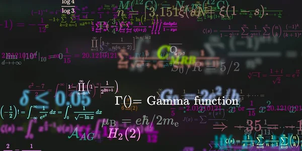 Historia Matemática Con Fórmulas Ilustración Perfecta —  Fotos de Stock