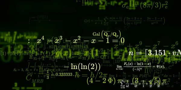 Matematikai Háttér Képletek Zökkenőmentes Illusztráció — Stock Fotó